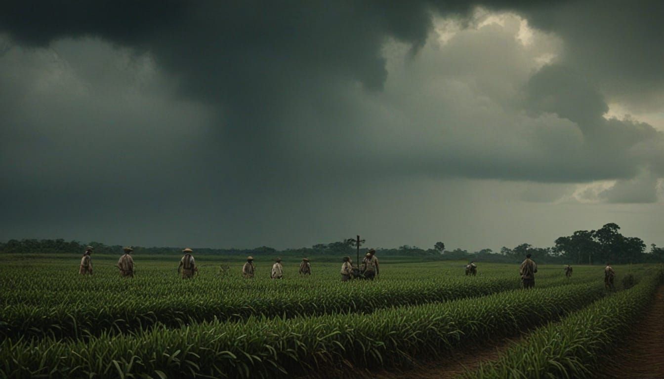 Sugar Plantation Toil in 18th Century, Rutkowski Style