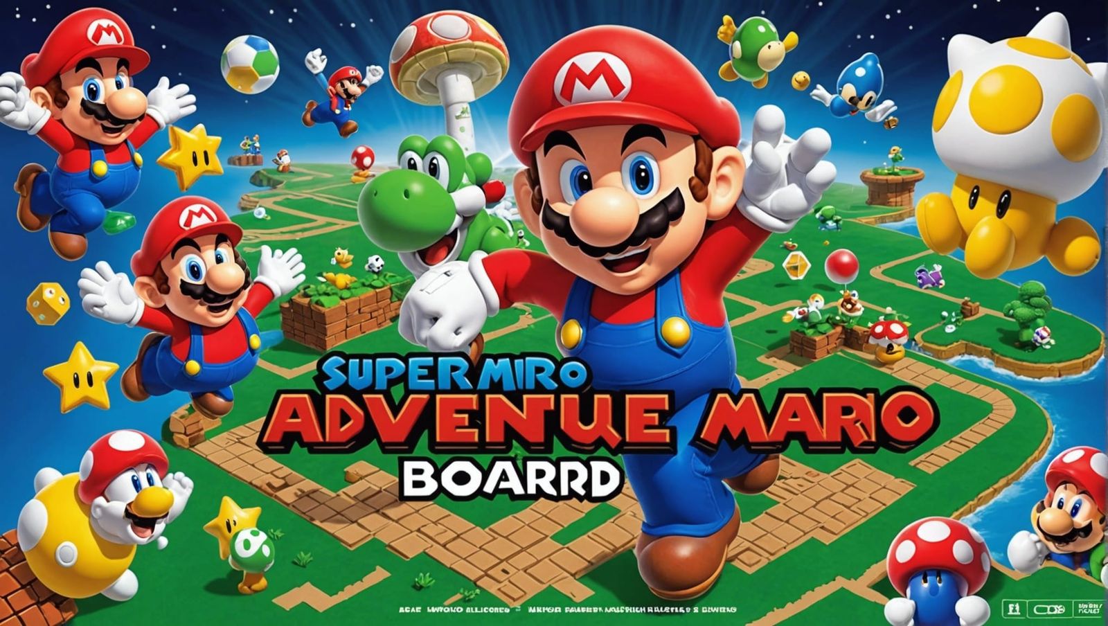 Super Mario Adventure Board Game: Mushroom Kingdom