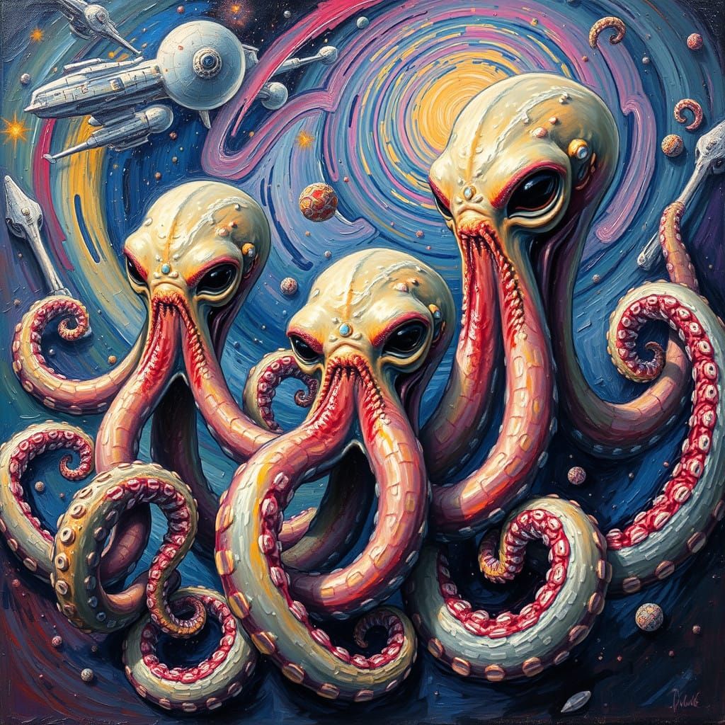 Alien Beings Harness Cosmic Power