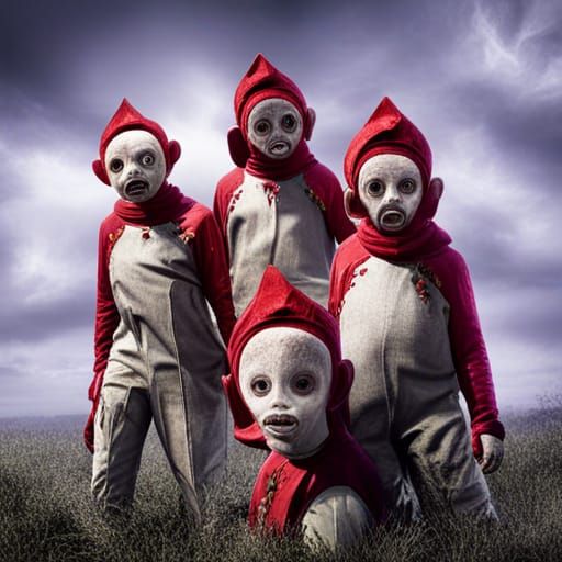 Zombie Teletubbies: A Disturbing Mashup