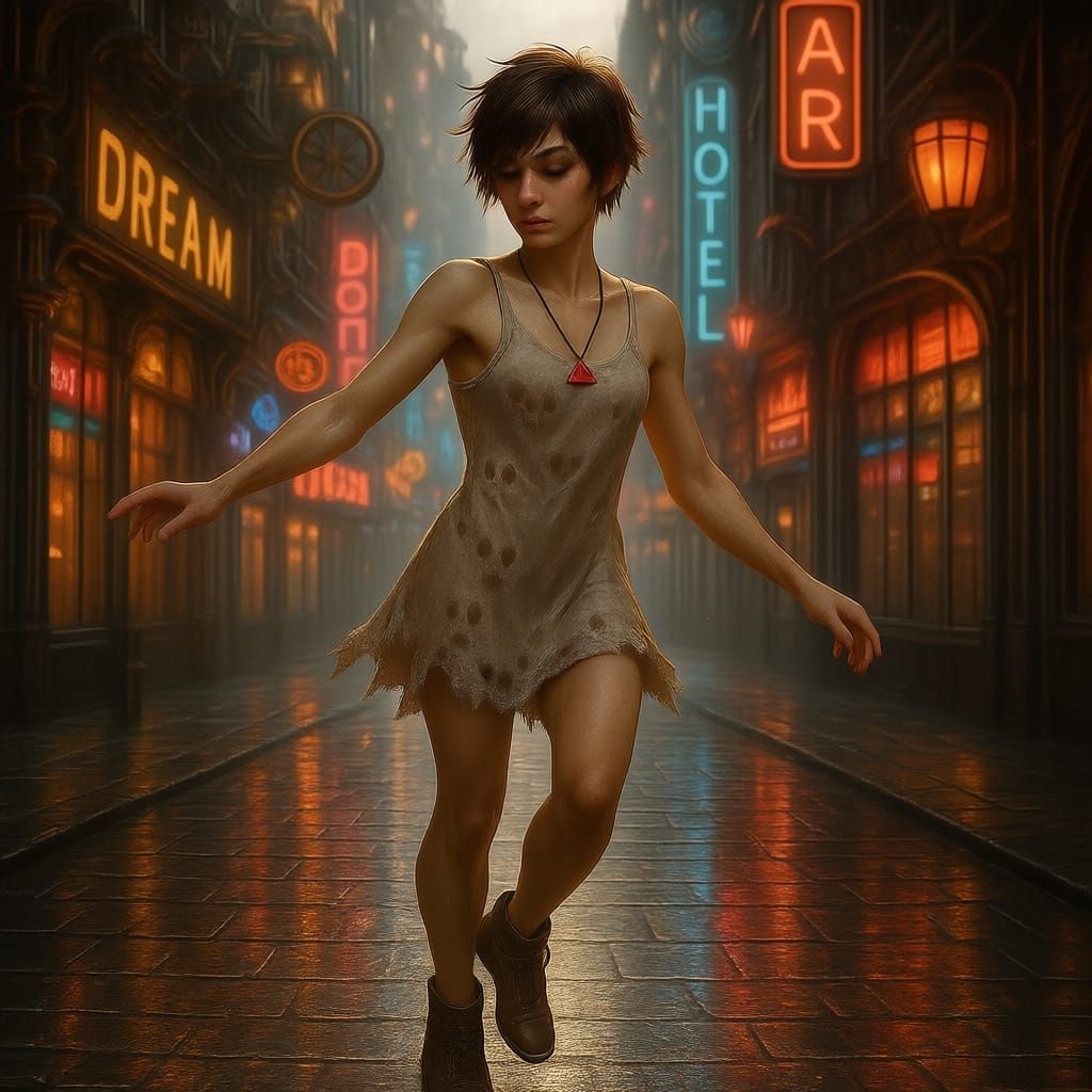 DREAM State Between Neon Light and Fog