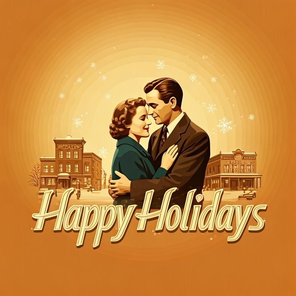 Wonderful Life: Nostalgic Holiday Scene