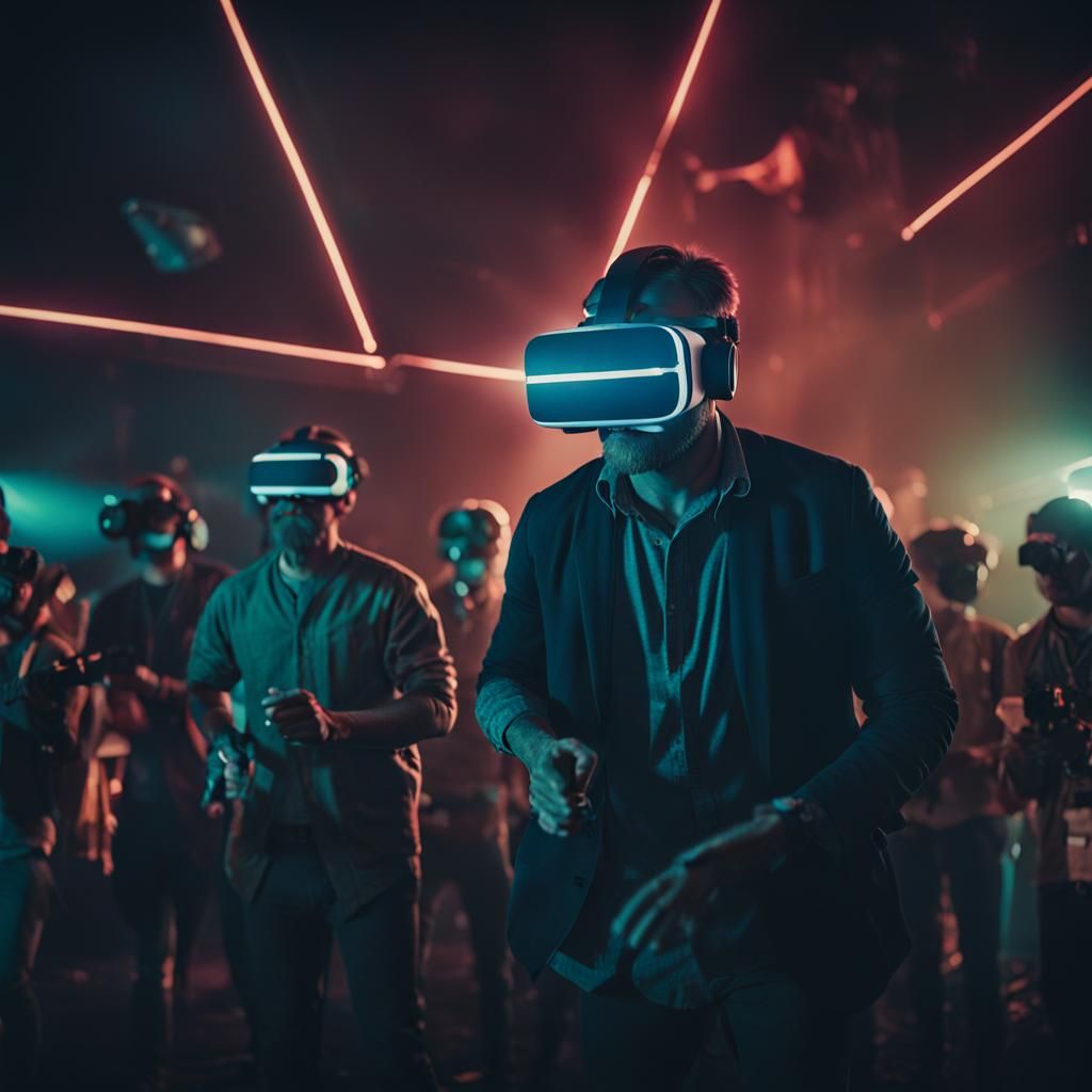 Cinematic VR Party Film Still