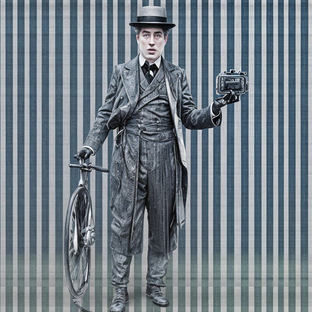 The Traveler in Photorealistic Pixel Art