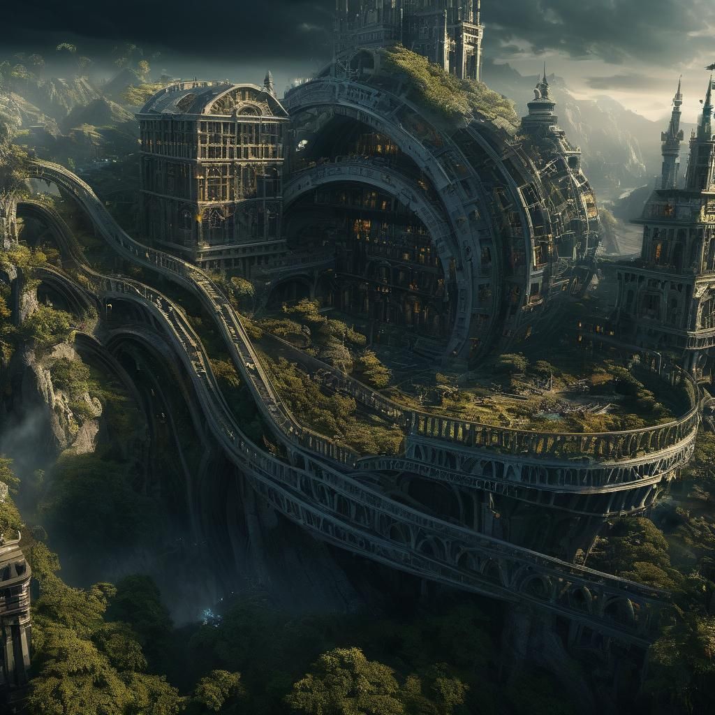 Epic Dramatic Digital Matte Painting