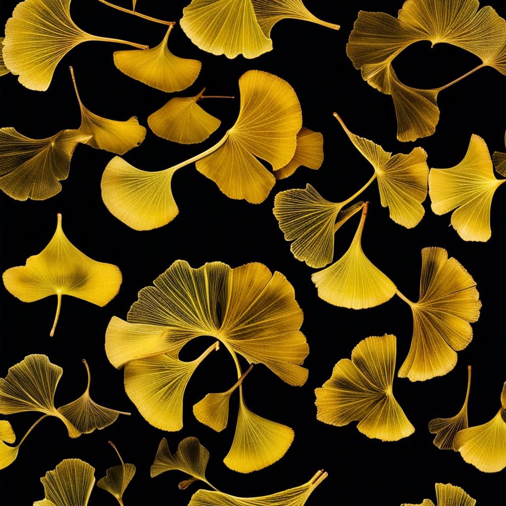 Ginkgo leaves