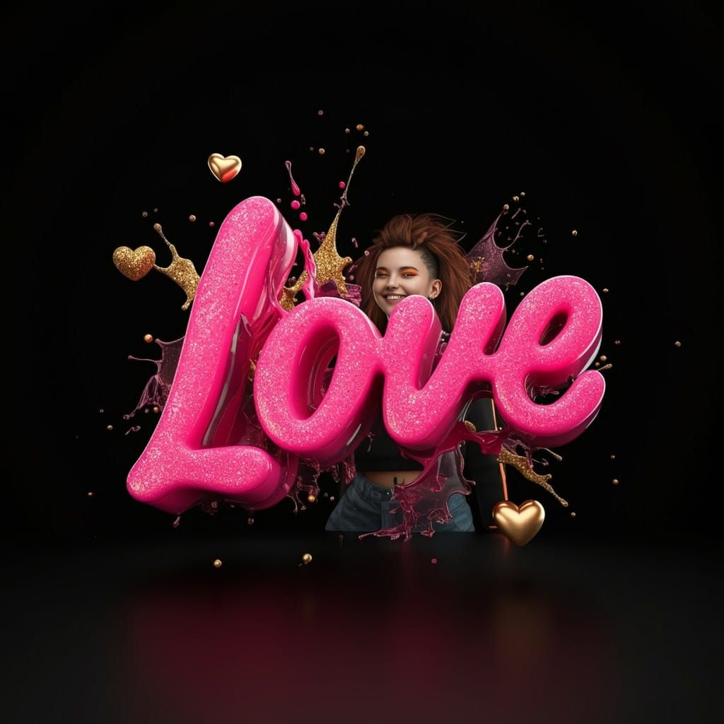 Love in a Vibrant, Edgy Splash of Color