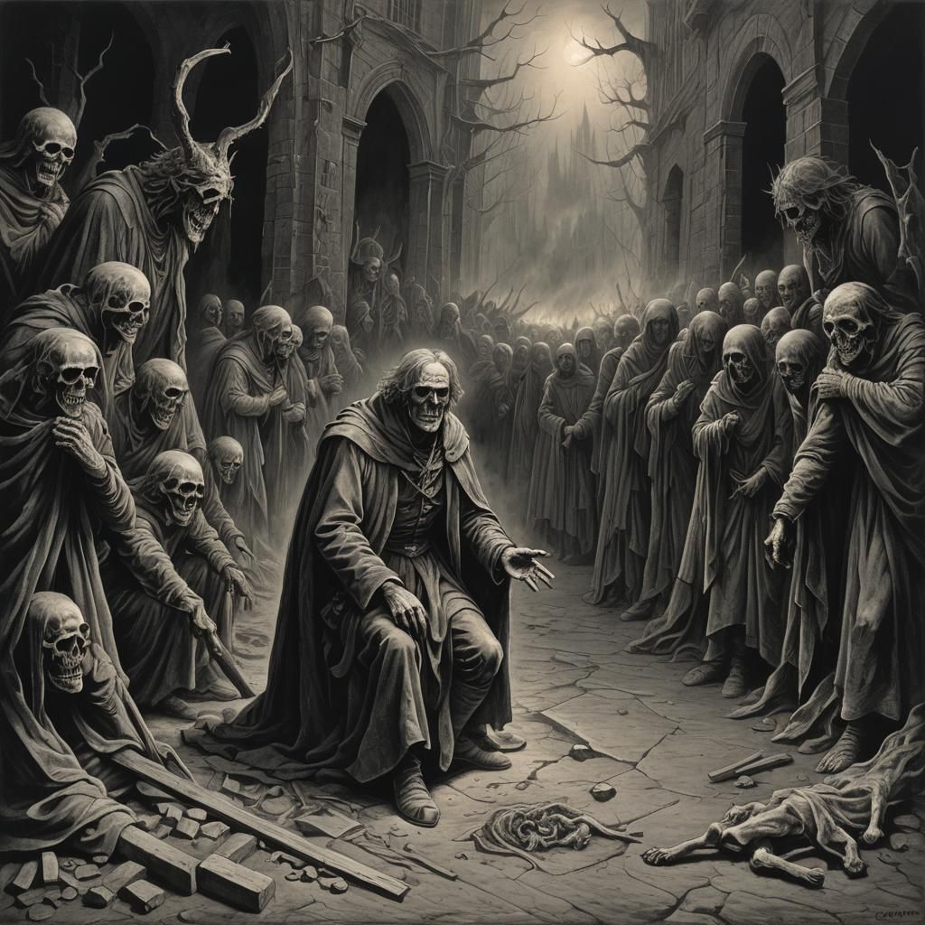 Chalk Drawing: Loss of Past Memories