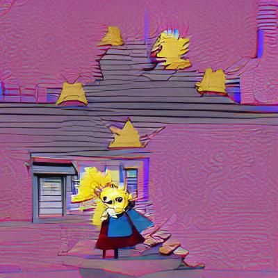 Lisa Simpson AI Image
