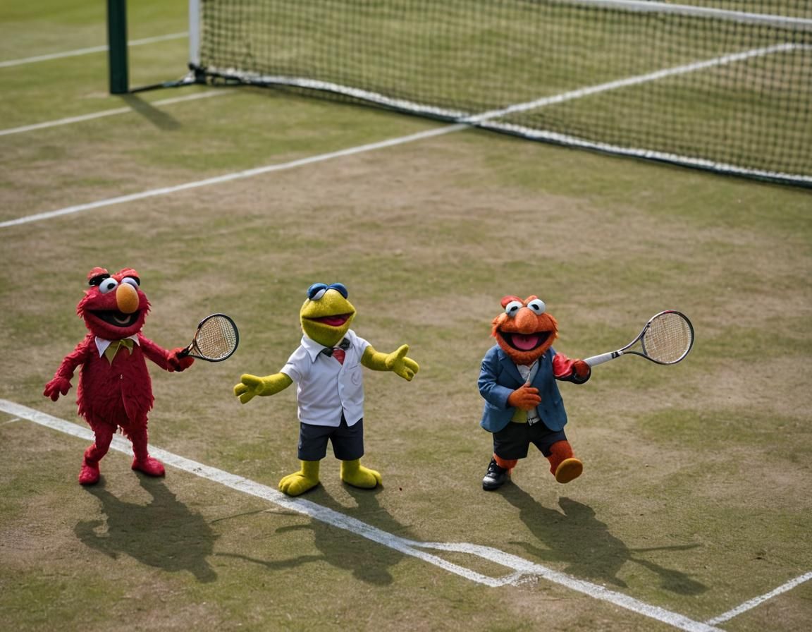 The Muppets Play Tennis at Wimbledon