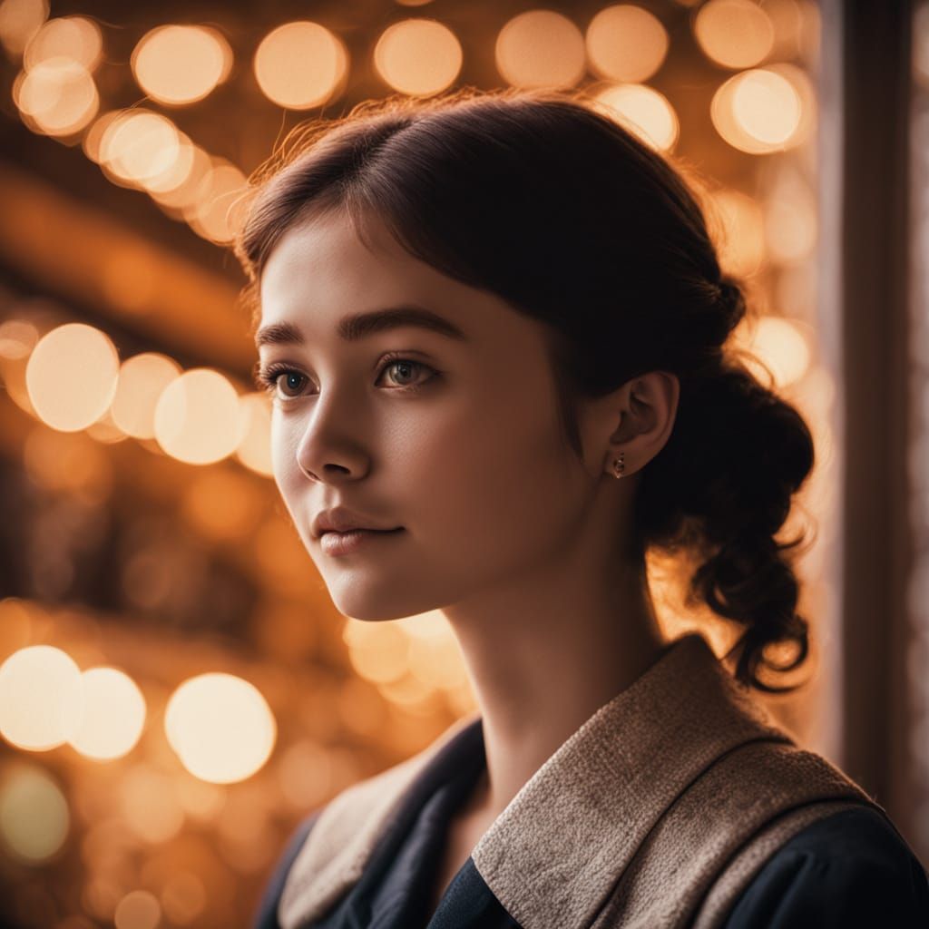 Vintage Style Portrait in Photorealistic Detail