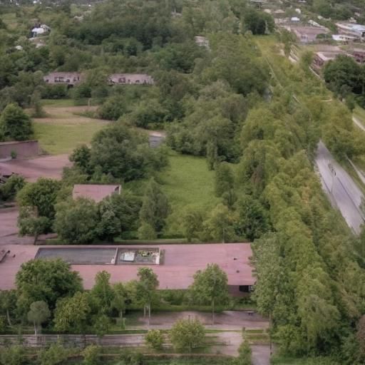 Sustainable Architecture with Moving Gardens in Matte Painti...