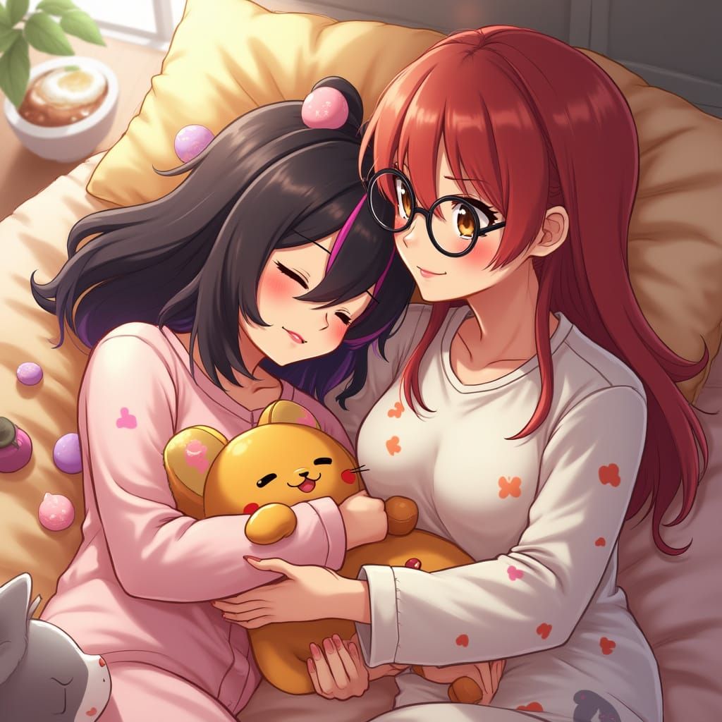 Cozy Morning: A 3D Anime-Style Illustration