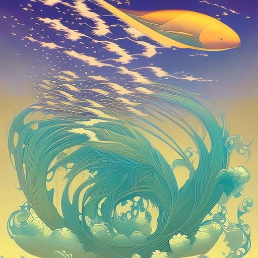 Alien Ocean: Unearthly Life Forms in Vibrant Waters