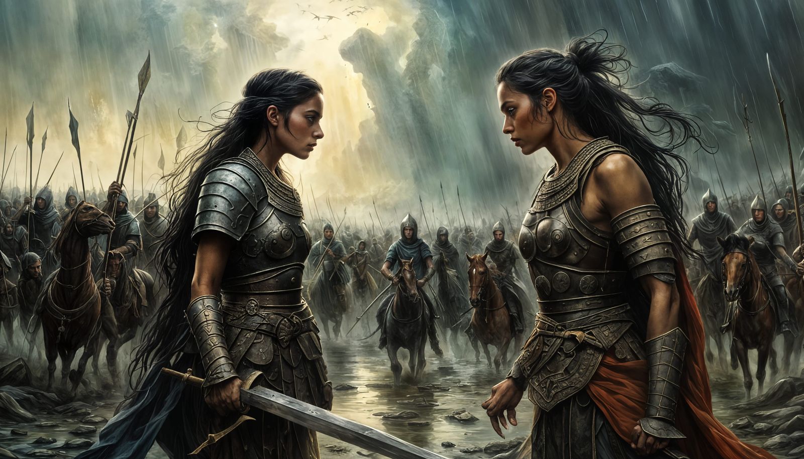 Ancient Battle in the Rainy Plains of Anatolia