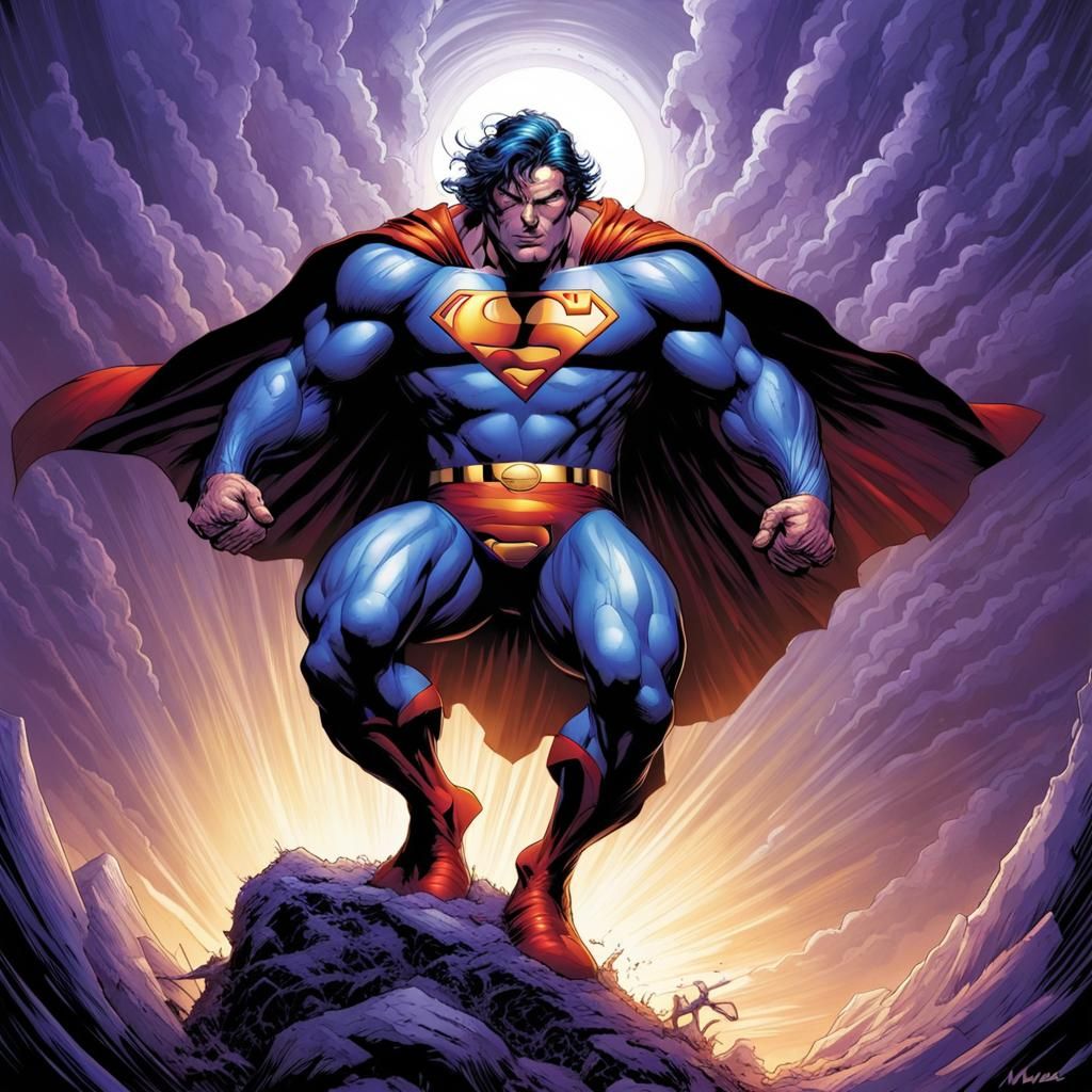 The Maxx as Superman: Comic Book Art