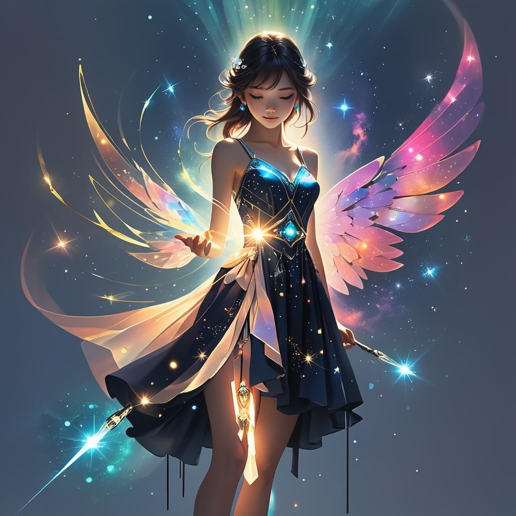 Cosmic Illumination: AI Generated Image