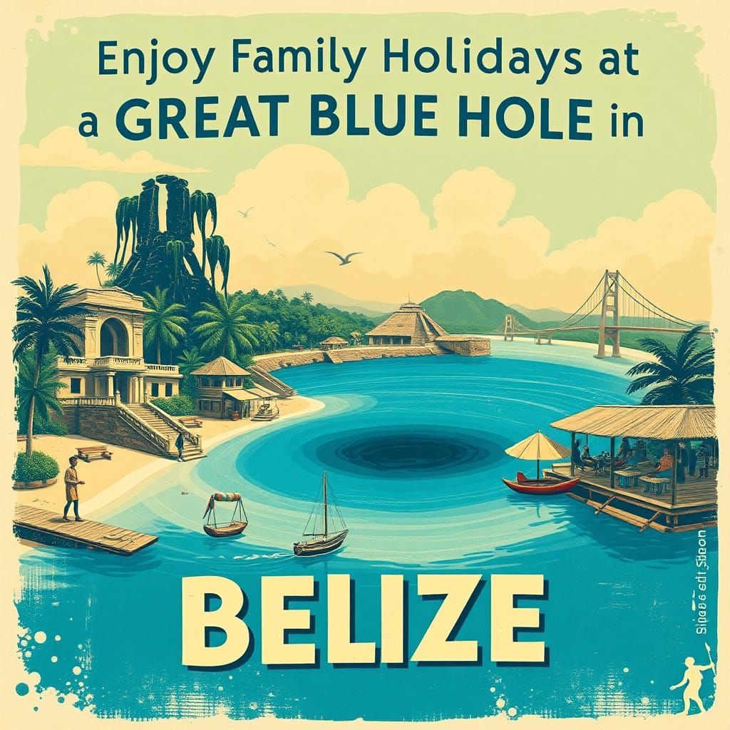 The Great Blue Hole of Belize