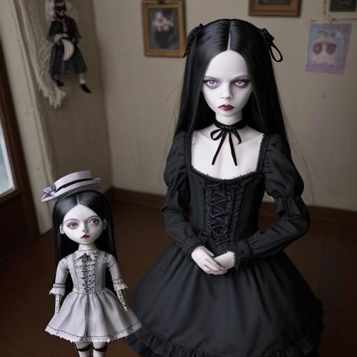 Wednesday Addams' Voodoo Doll Fashion Line