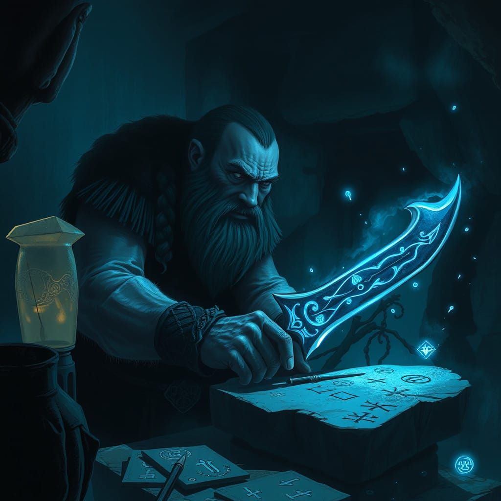 Dark Dwarven Rune Workshop in Crepuscular Haze