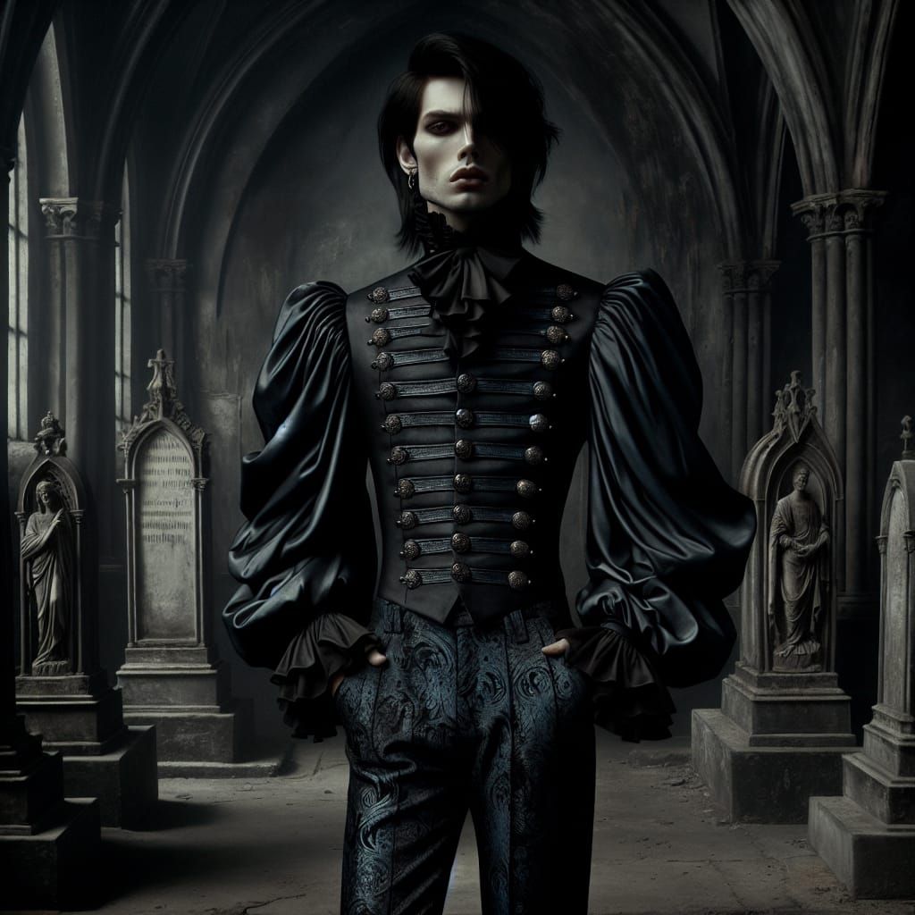 Modern goth male