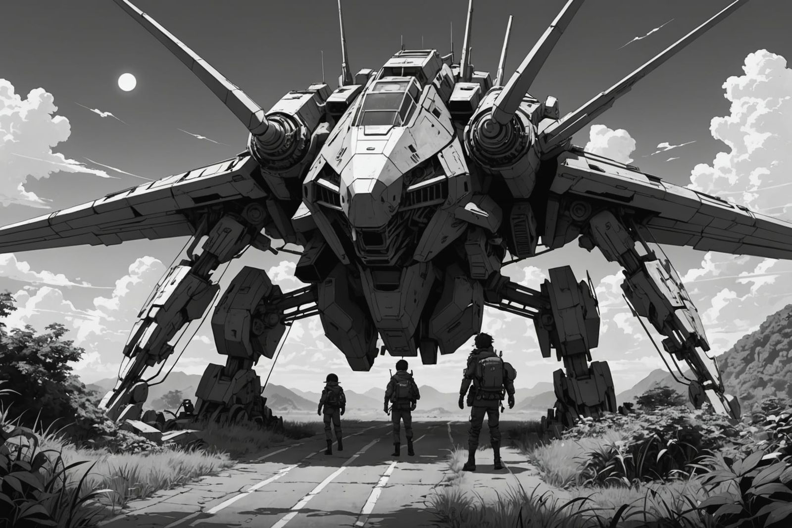 Radahn Manga Portrait in Studio Ghibli Style