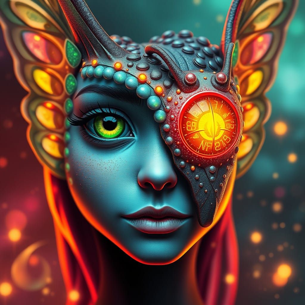 Whimsical Fizzle Soft Drink Logo with Googly Eyes