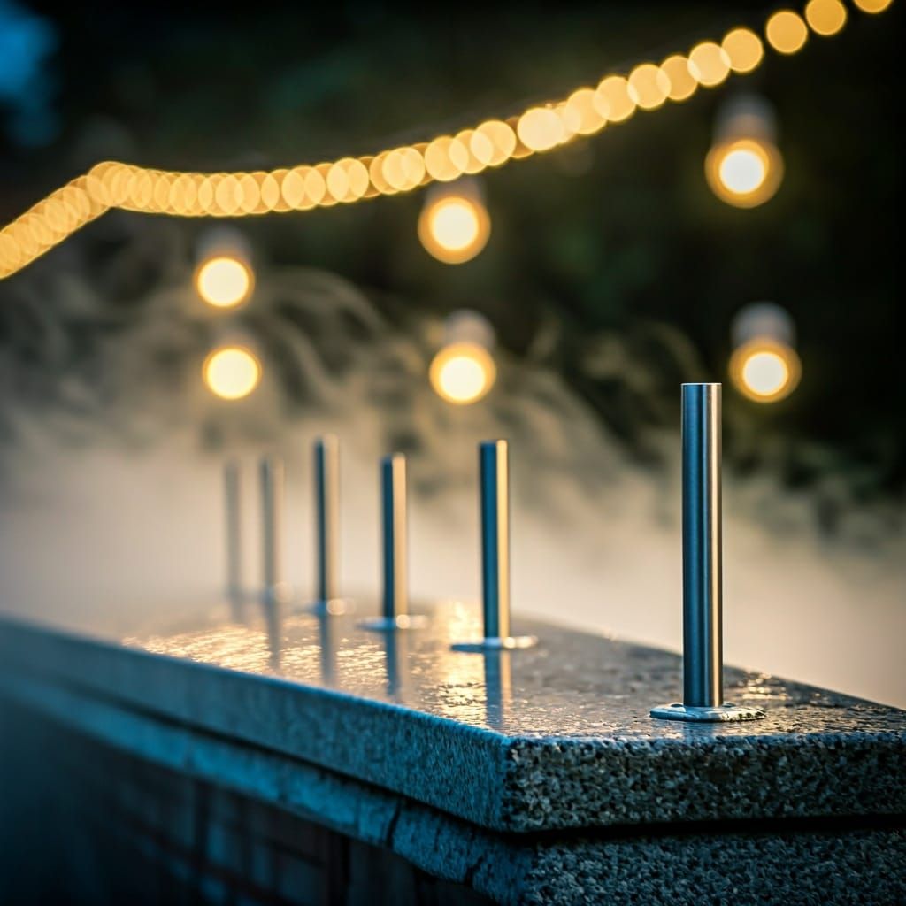 Steel Sculpture of Mist in Professional Photo