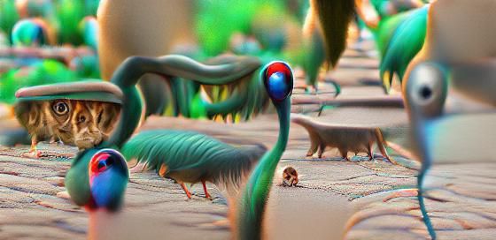 Figure Approaching From Behind in High Resolution