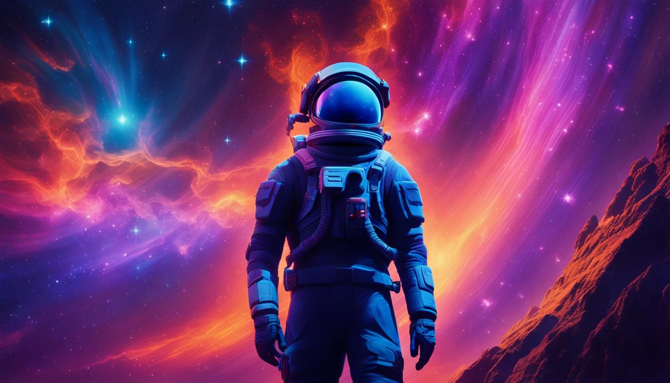 Interstellar Guide Amidst Cosmic Nebula