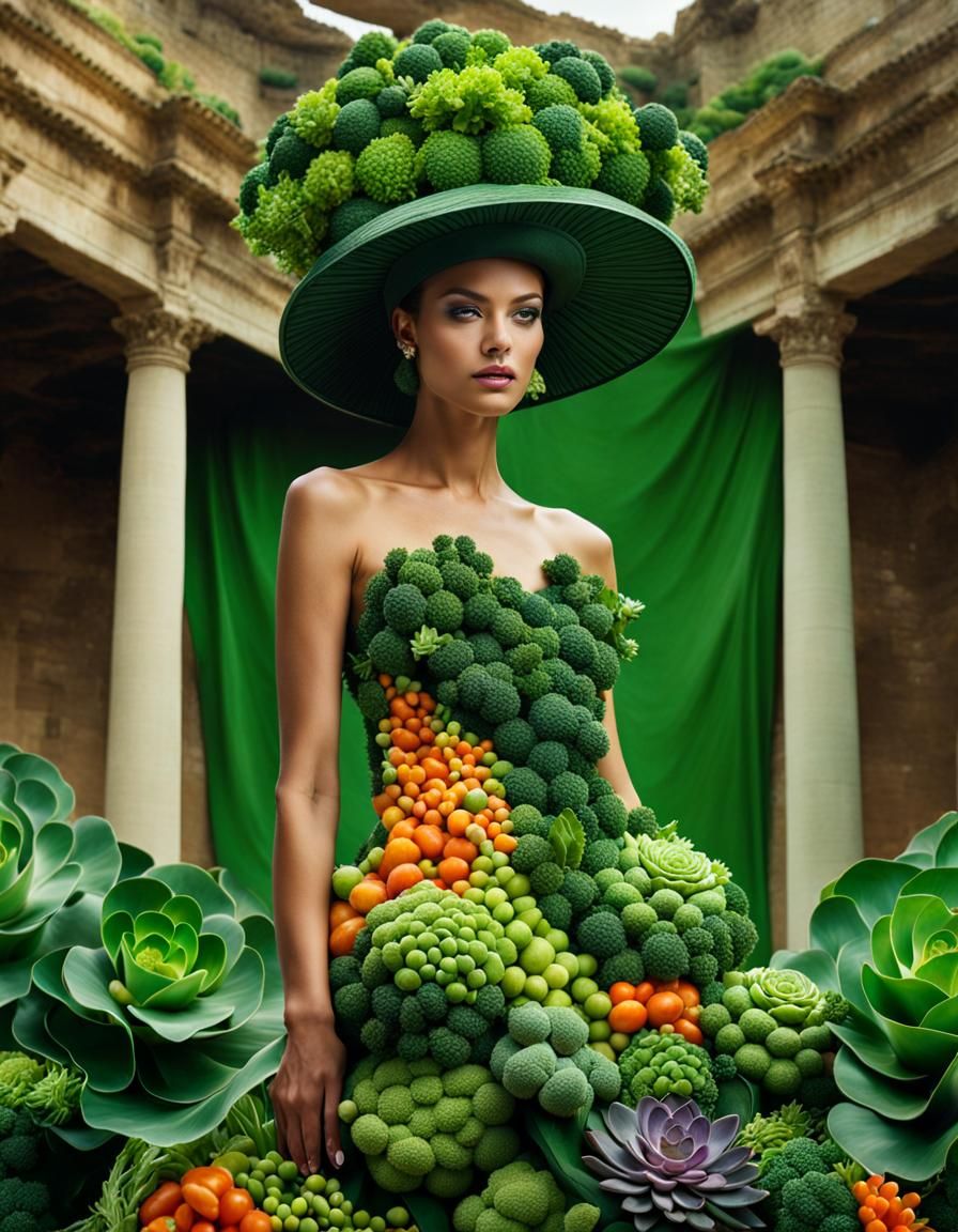 Broccoli Dress: A Vibrant Symphony of Fashion