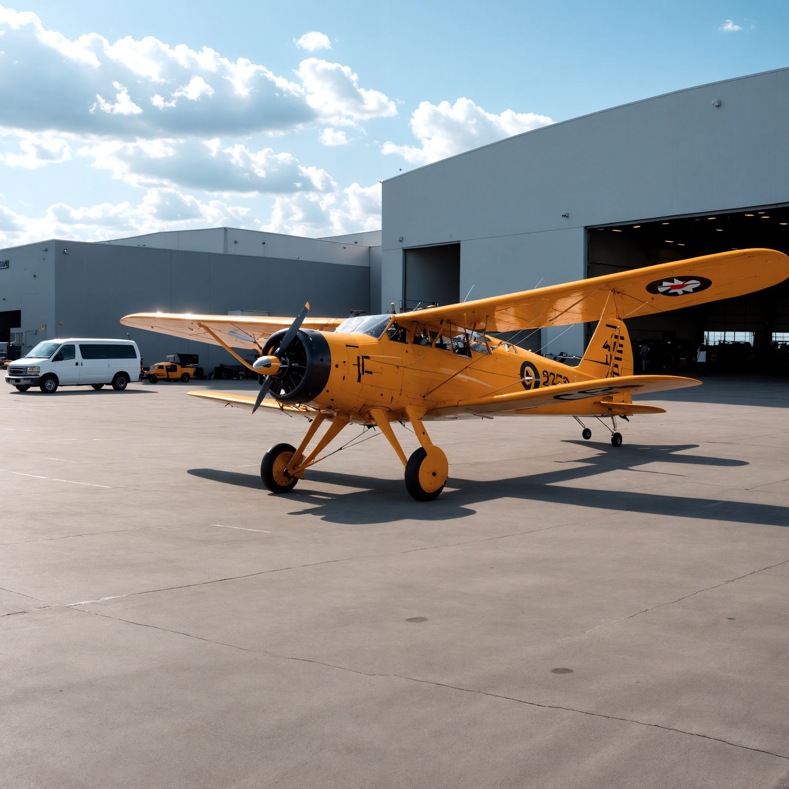 Biplane Takes Flight in Cinematic HDR