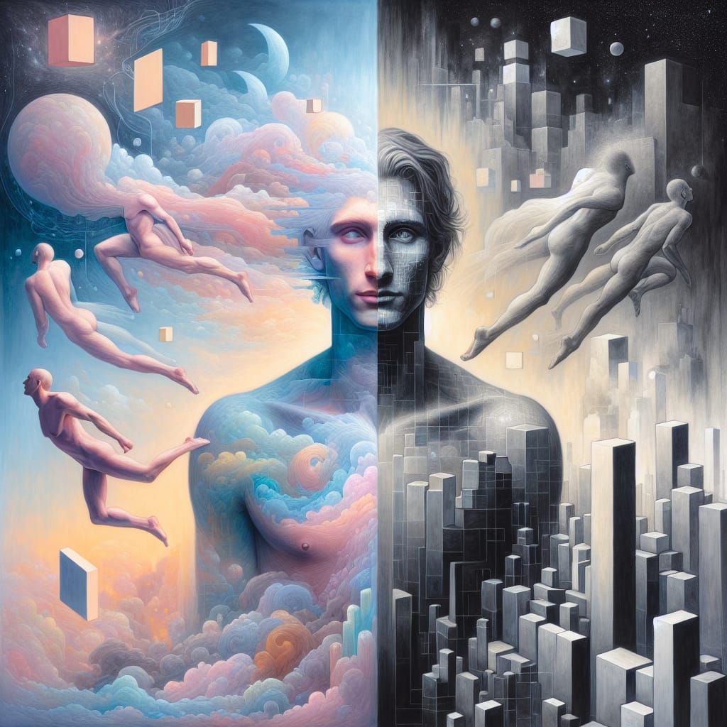 Dream and Reality Merge in Ethereal Portrait