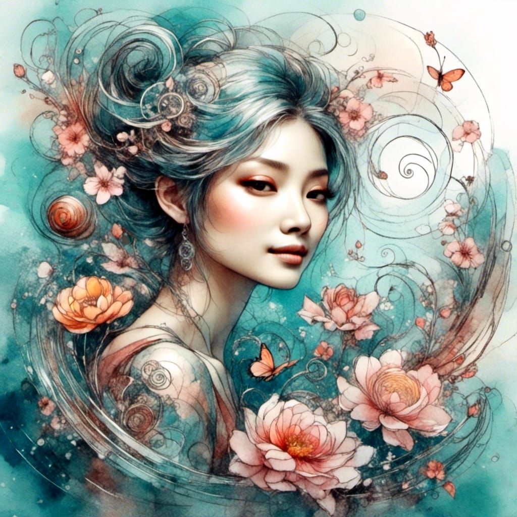 <lora:Elegance  Artworks:1.0> Pullas Arm tattoo artwork.