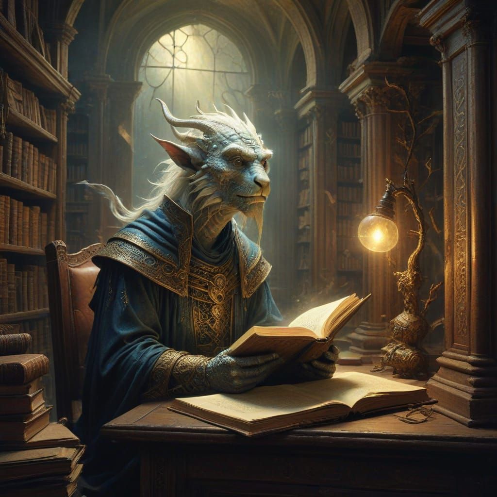 Mystical Library Transports Boy to Fantastical Realm in Whim...