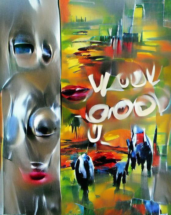 Abstract Acrylic Art with Polished Finish