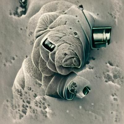 Tardigrade Close-Up: Electron Microscope Detail