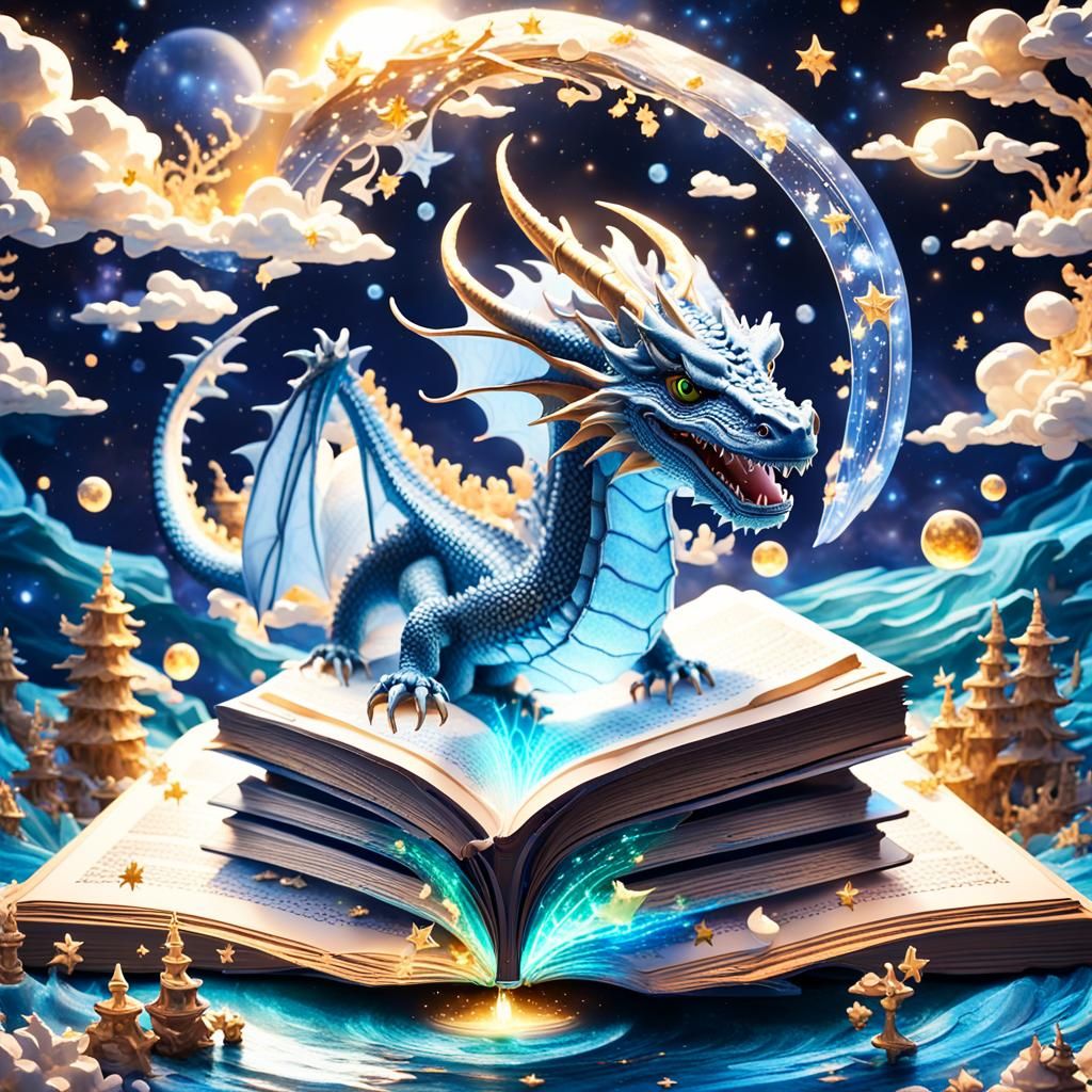 der drache der aus dem Buche kam