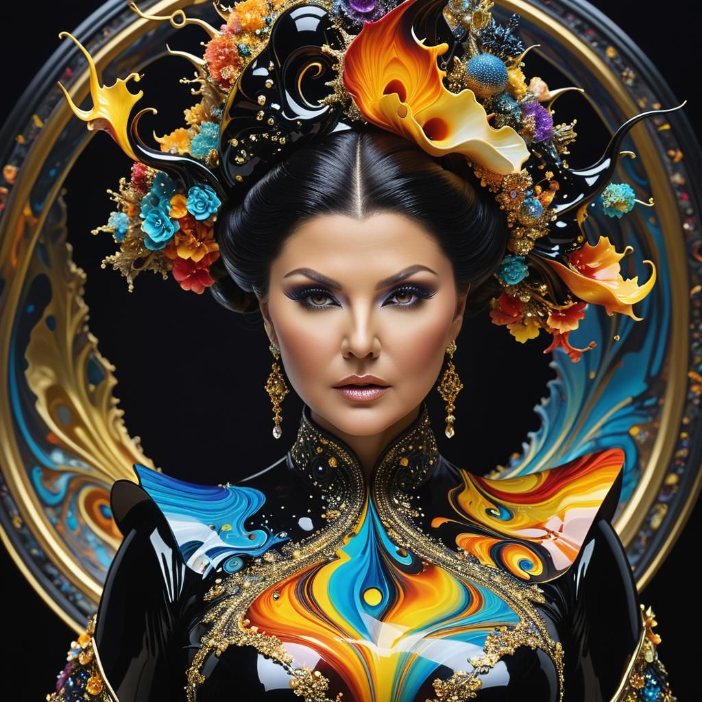 Anna Netrebko (Mandelbulb version)