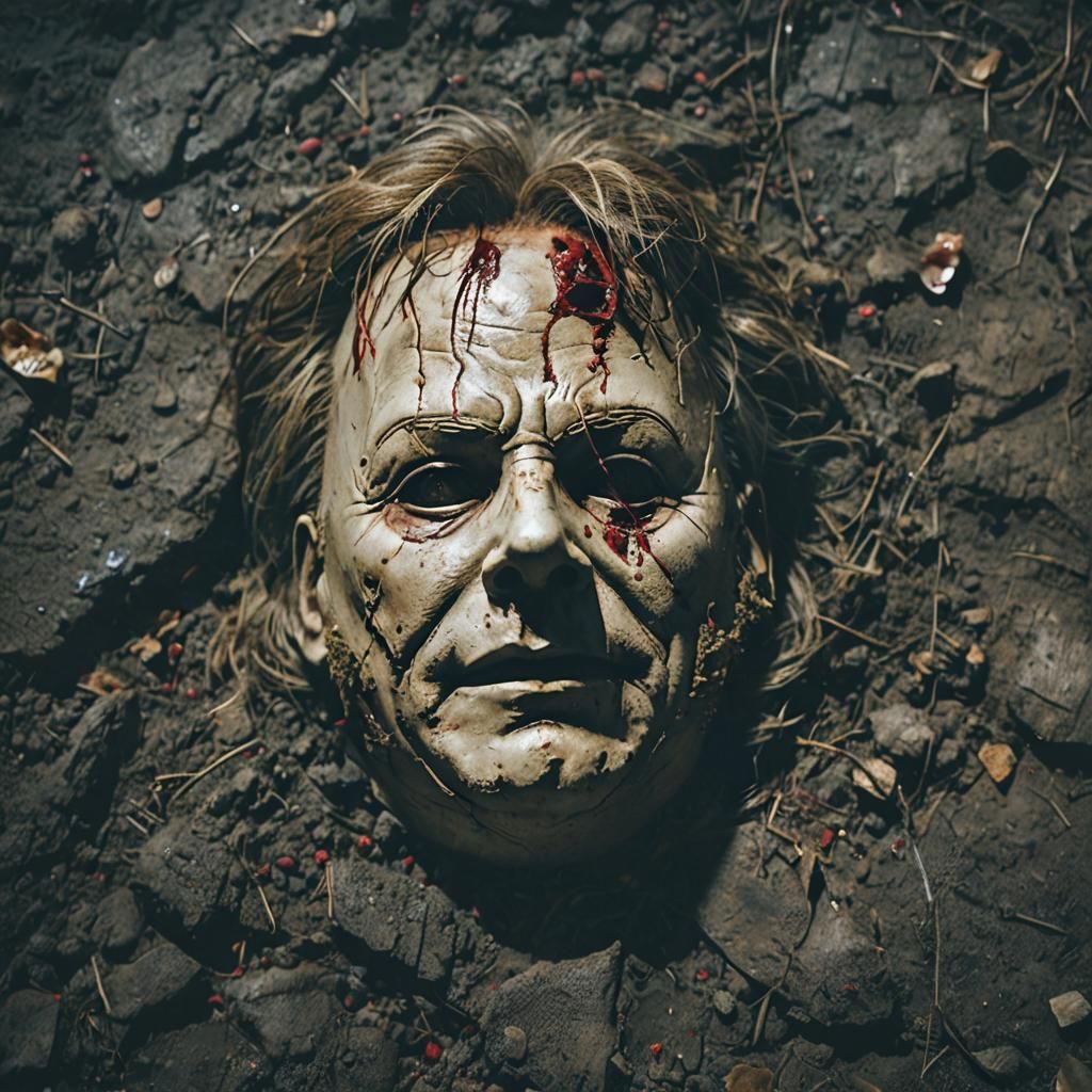 Eerie Horror Portrait: Michael Myers Mask