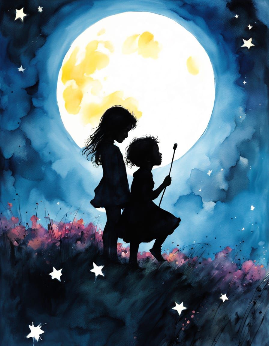 Dreamy Starry Night: Children's Ethereal Moorland Play