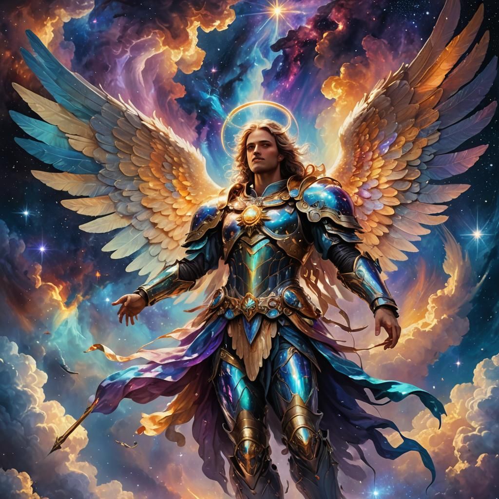 Seraphim Angel in Galaxy: Fantasy Concept Art
