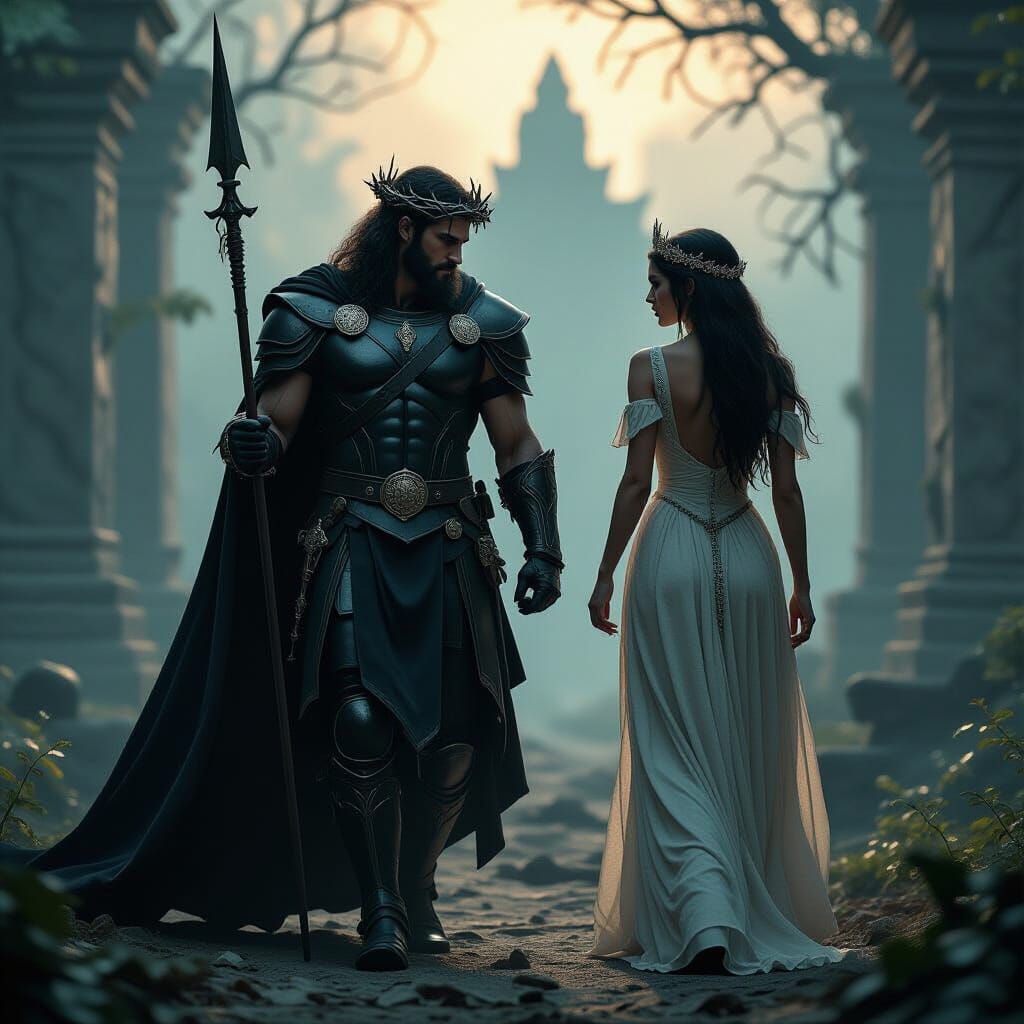 Hades and Persephone: A Cinematic Underworld Encounter
