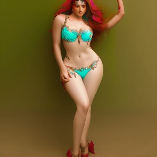 Neon Mexican Skull with Glowing Mist