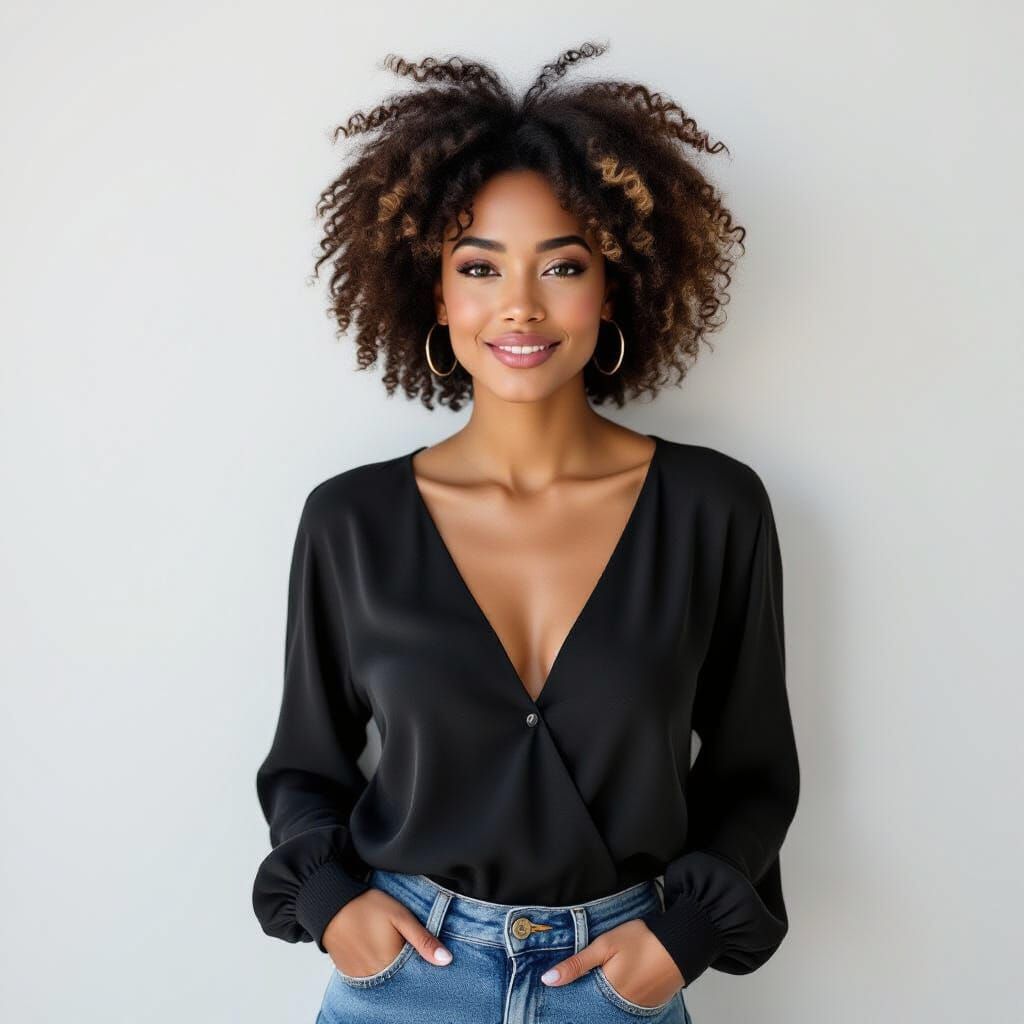 Abstract Curly Forms in a Whimsical Composition