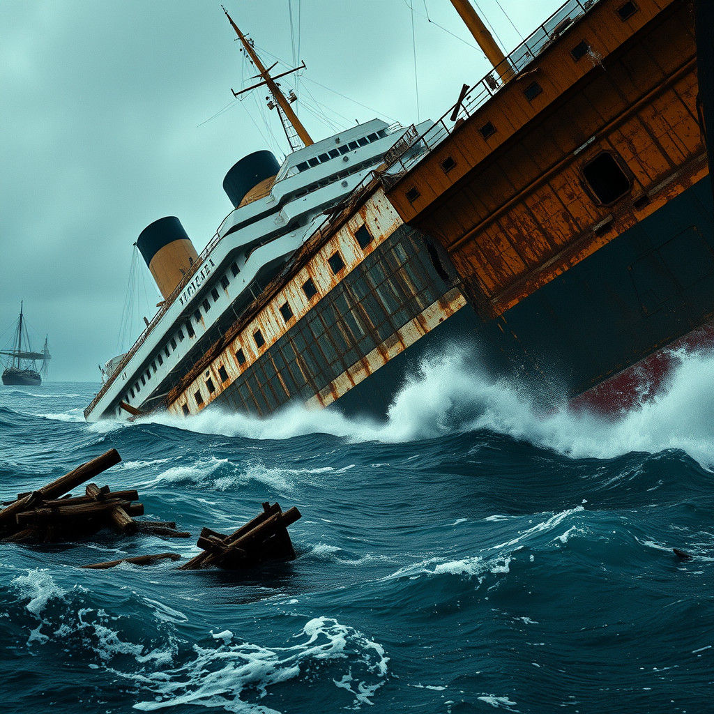 sinking ship