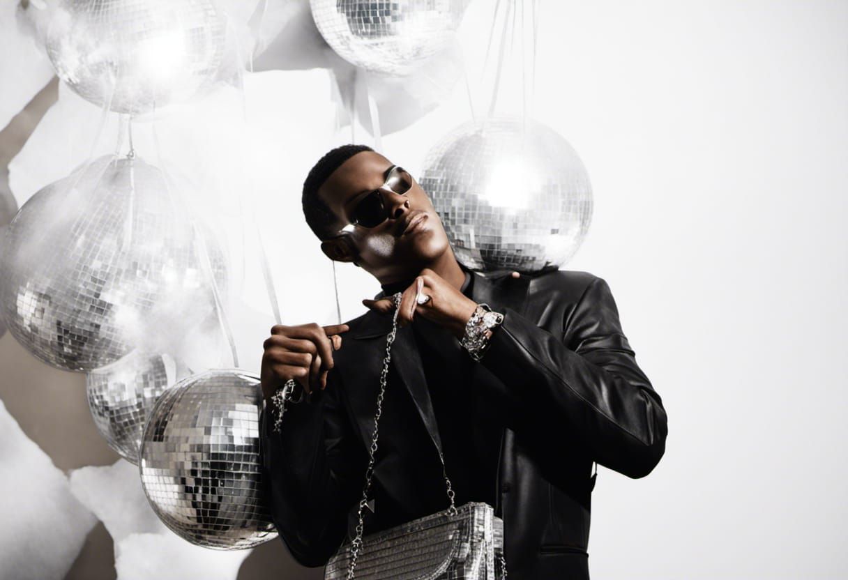 Shopping Bags Overflowing with Disco Ball