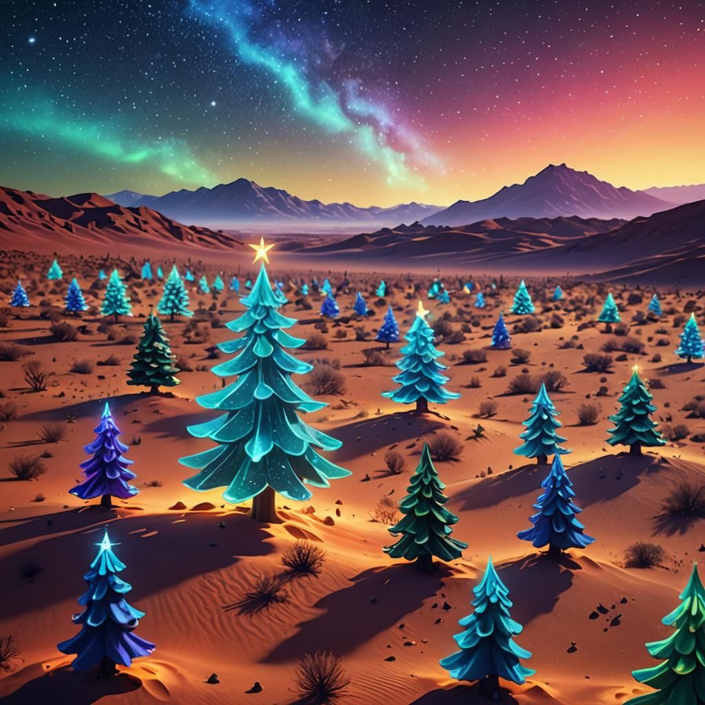 Desert Christmas Trees