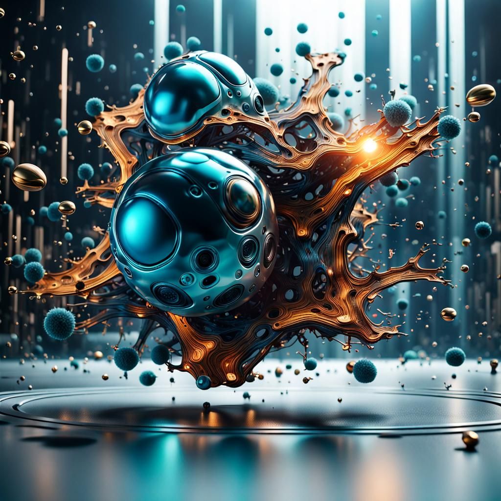 Hyper Realistic Macro Sci-Fi Interface