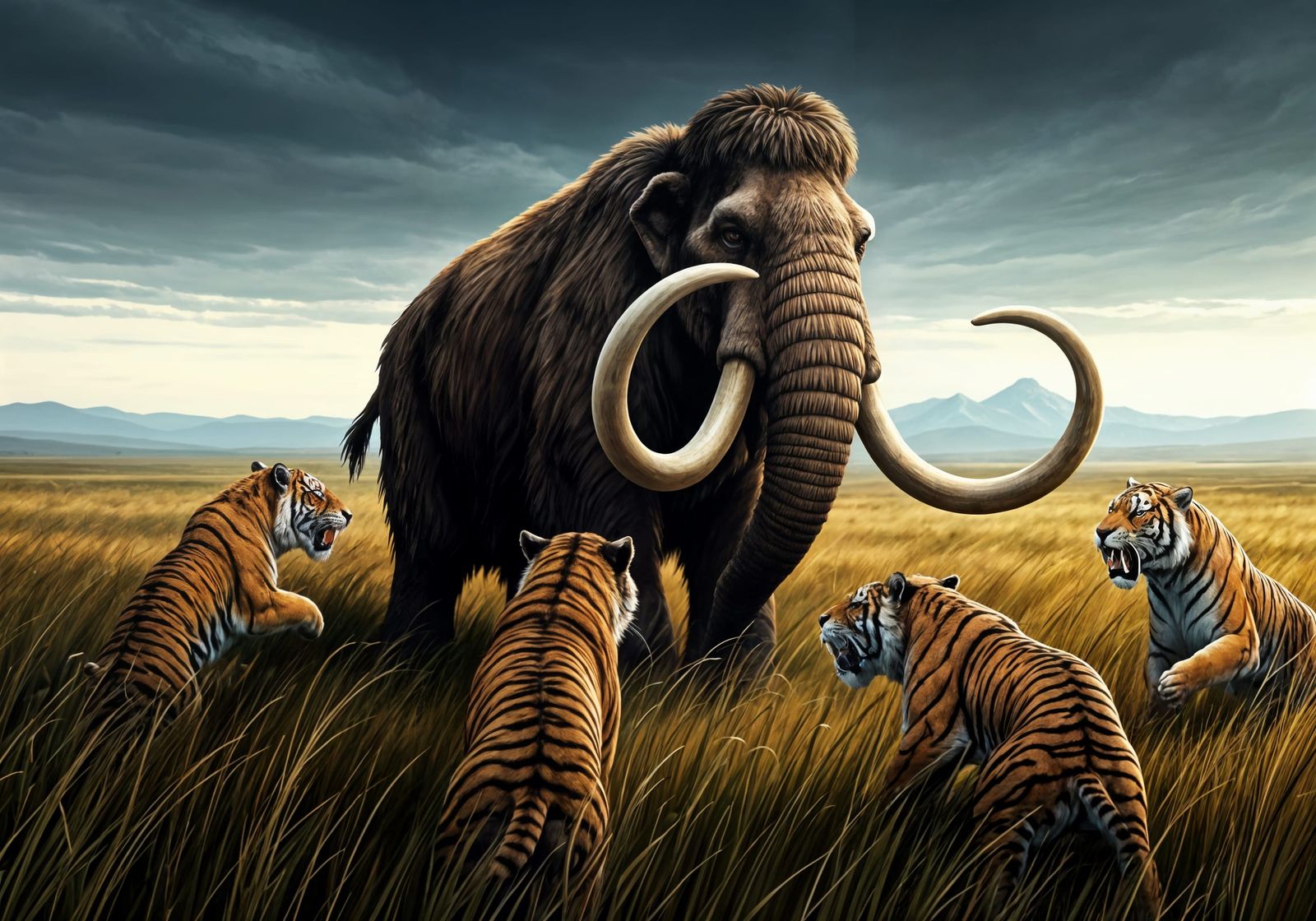 EXTINCT vs MODERN (SURROUNDED)